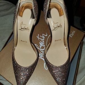 Christian Louboutin Iriza 100 Multi Color Glitter